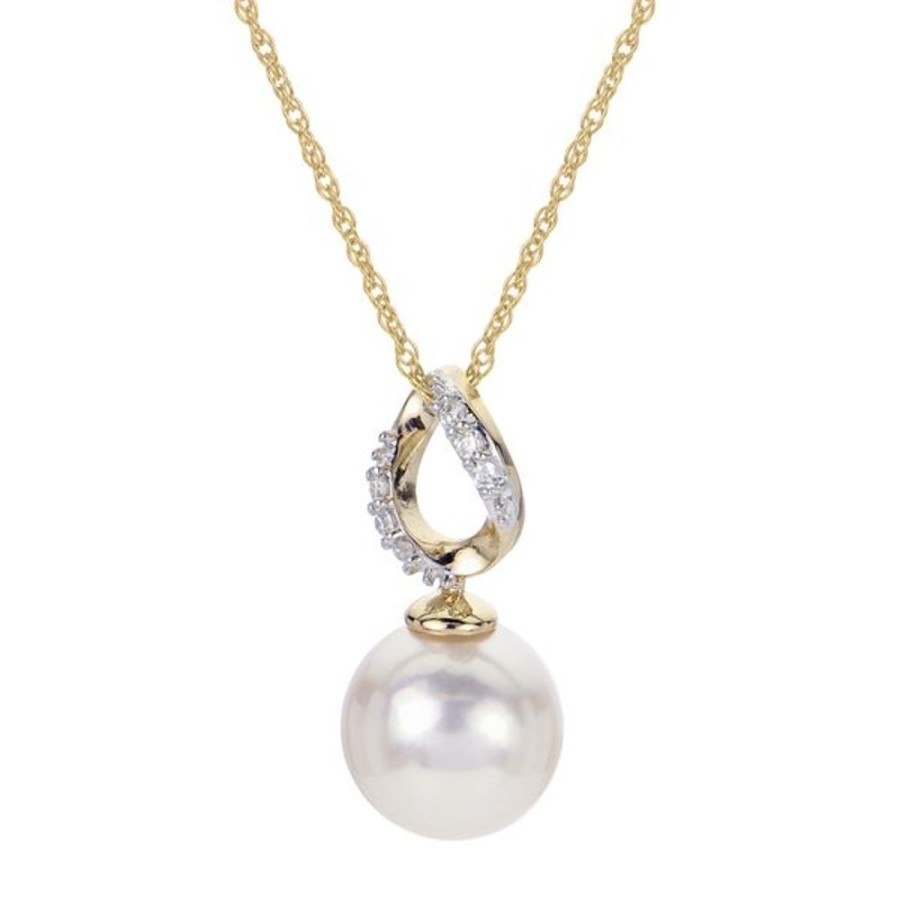 Pearl Jewelry Imperial Pearls | 14Kt Yellow Gold Akoya Pearl Pendant