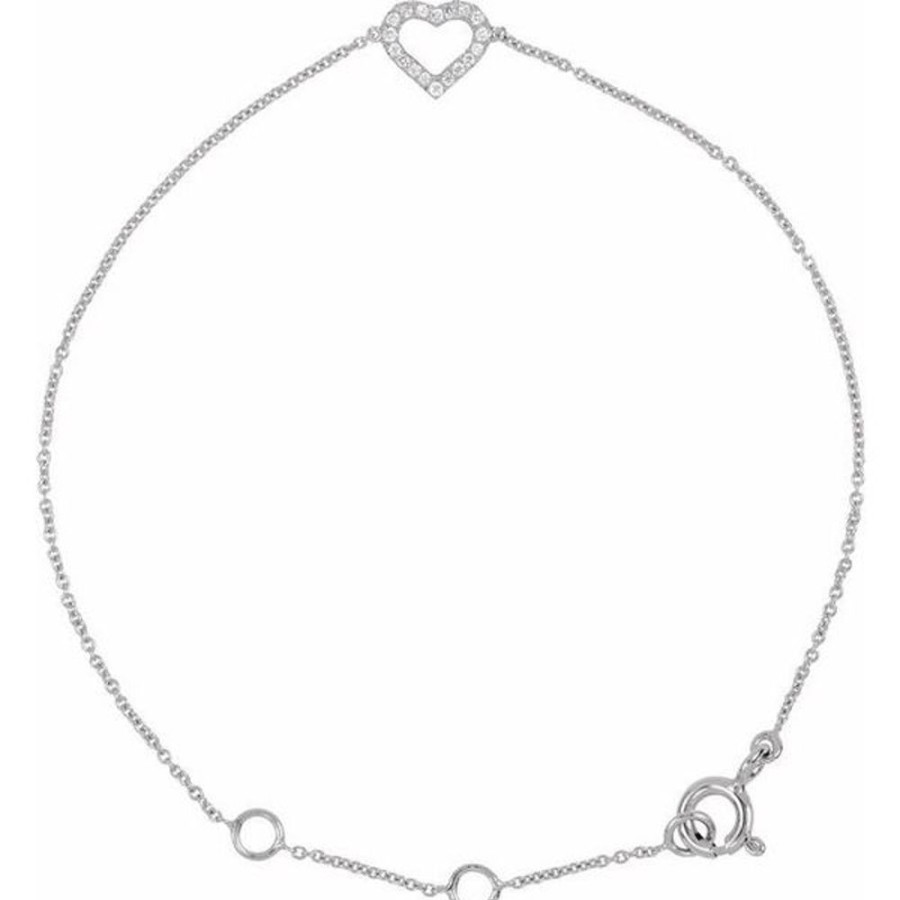 Diamond Jewelry Stuller | Heart Bracelet