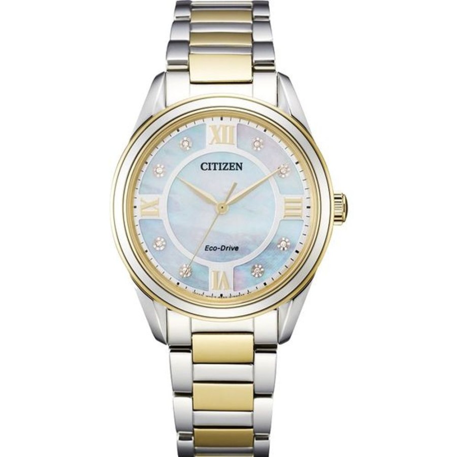 Watches Citizen | Citizen Eco-Drive Dress/Classic Eco Arezzo Ladies Stainless Steel