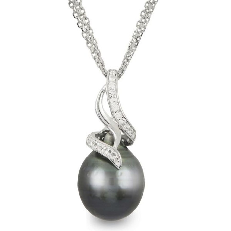 Pearl Jewelry Imperial Pearls | Sterling Silver Tahitian Pearl Pendant