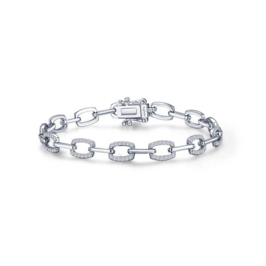 Silver Jewelry Lafonn | Alternating Link Bracelet