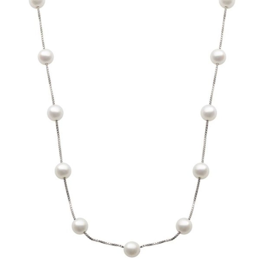 Pearl Jewelry Imperial Pearls | Sterling Silver Freshwater Pearl Necklace