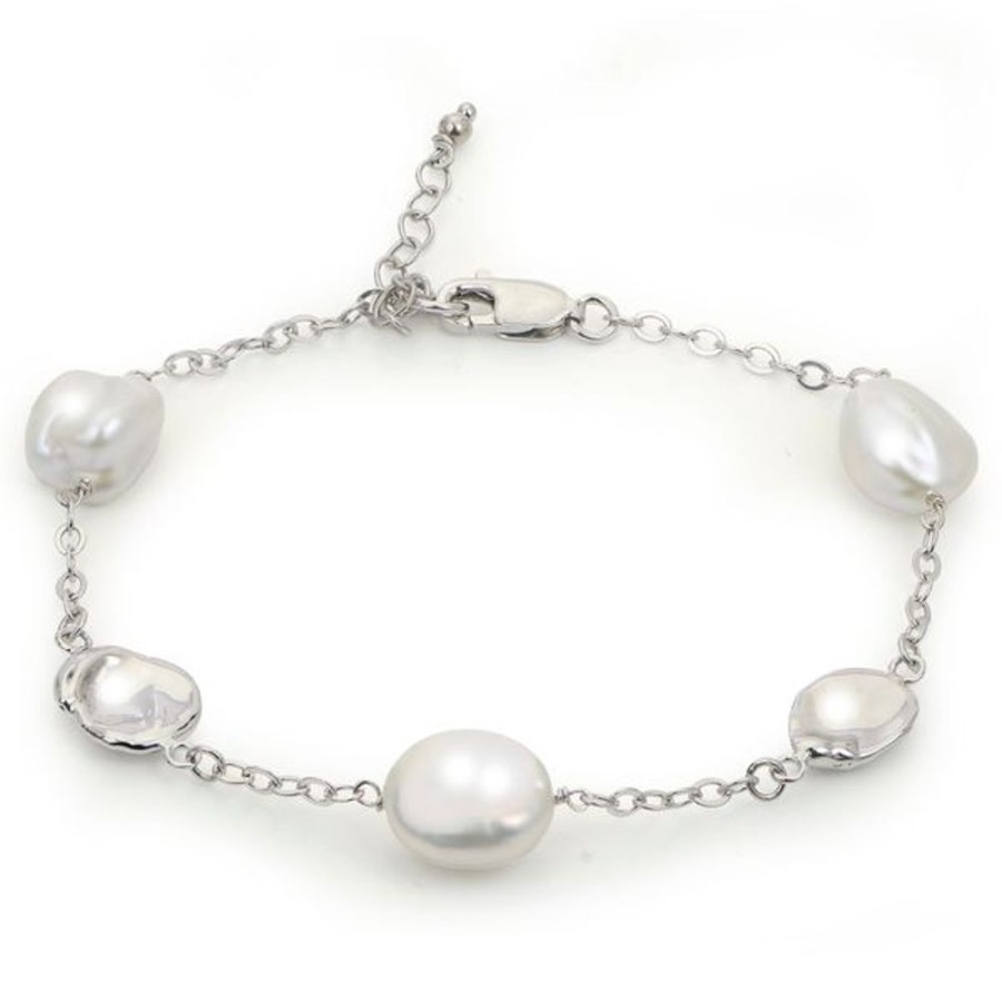 Pearl Jewelry Imperial Pearls | Sterling Silver Freshwater Pearl Bracelet