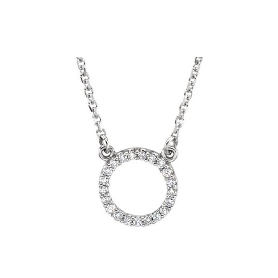 Diamond Jewelry Stuller | Circle Necklace