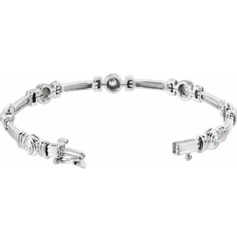 Diamond Jewelry Stuller | Bezel-Set Line Bracelet