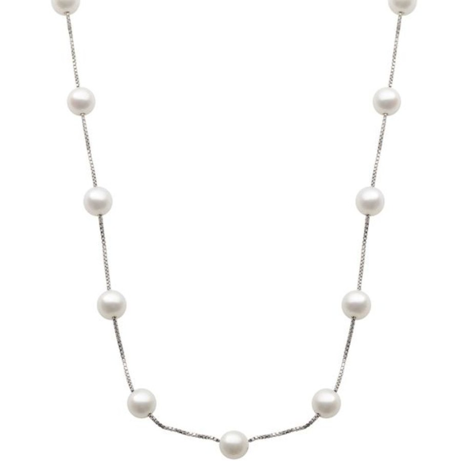 Pearl Jewelry Imperial Pearls | Sterling Silver Freshwater Pearl Necklace