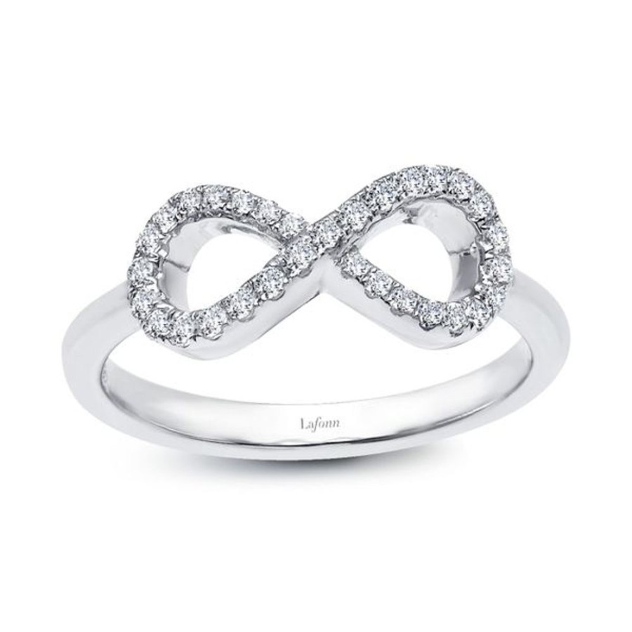 Silver Jewelry Lafonn | 0.31 Ctw Infinity Ring