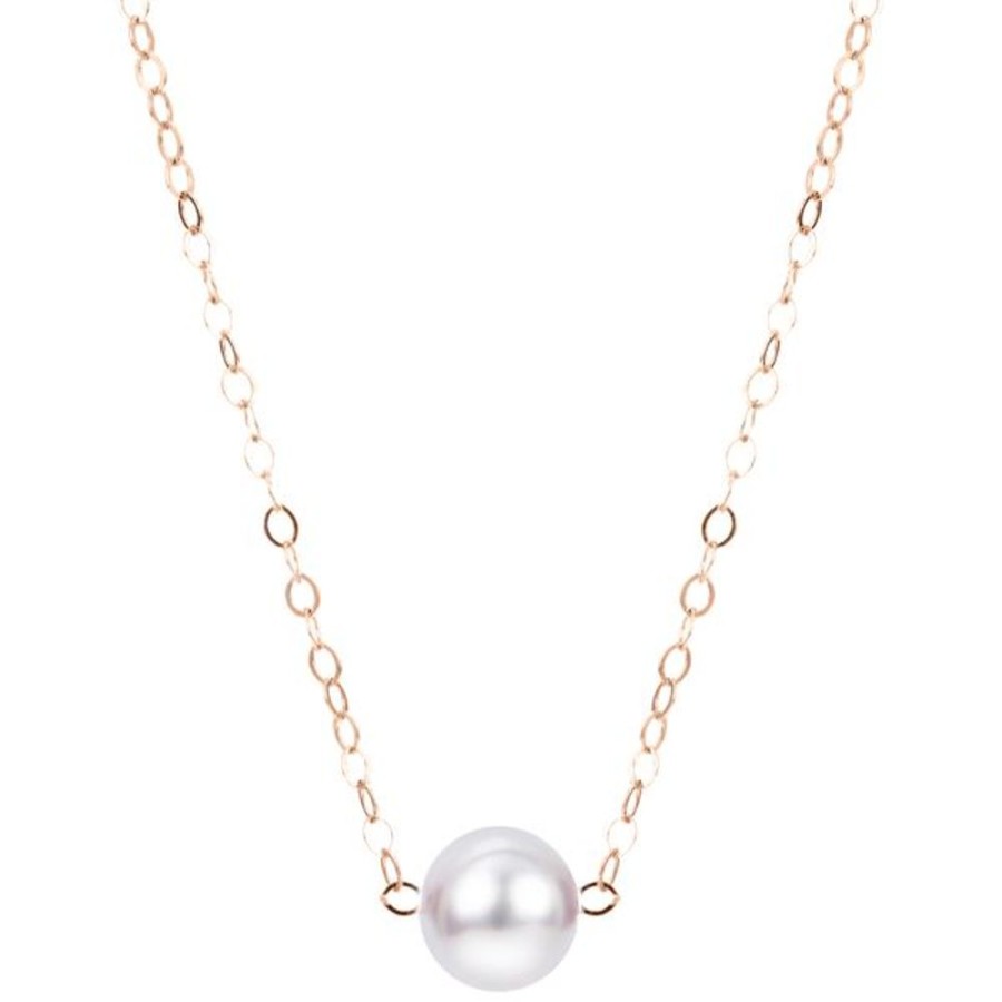 Pearl Jewelry Imperial Pearls | 14Kt Yellow Gold Akoya Pearl Necklace