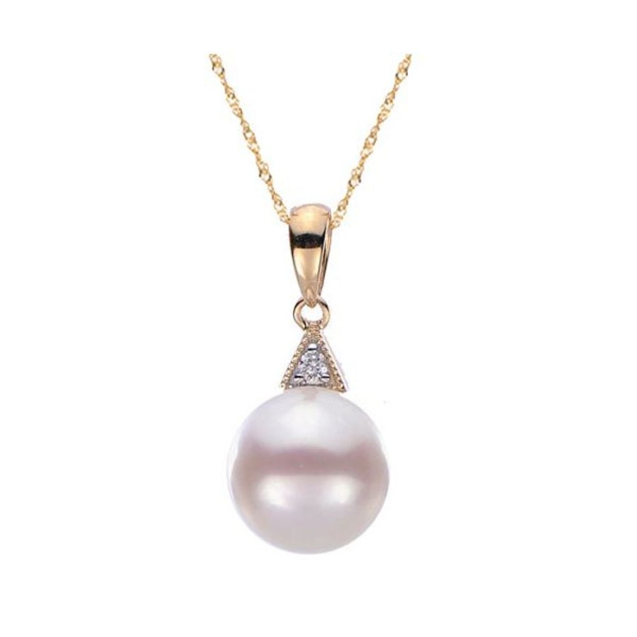 Pearl Jewelry Imperial Pearls | 14Kt Yellow Gold Akoya Pearl Pendant