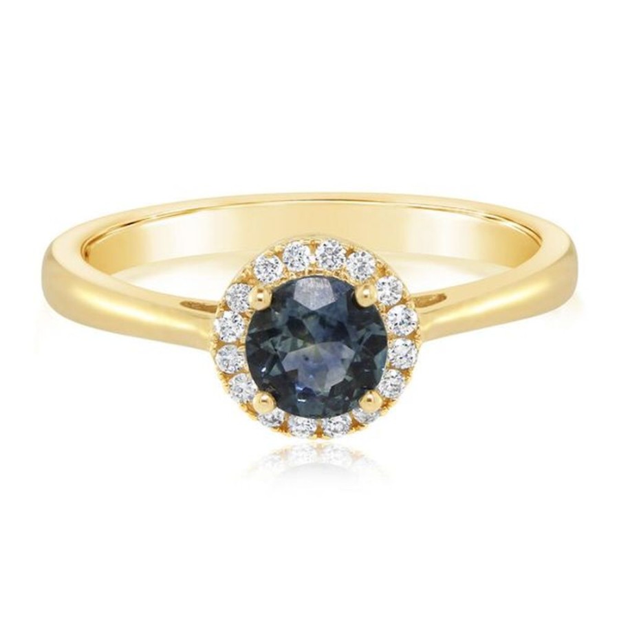 Colored Stone Jewelry Parle | Yellow Gold Sapphire Ring