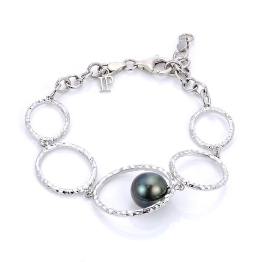 Pearl Jewelry Imperial Pearls | Sterling Silver Tahitian Pearl Bracelet