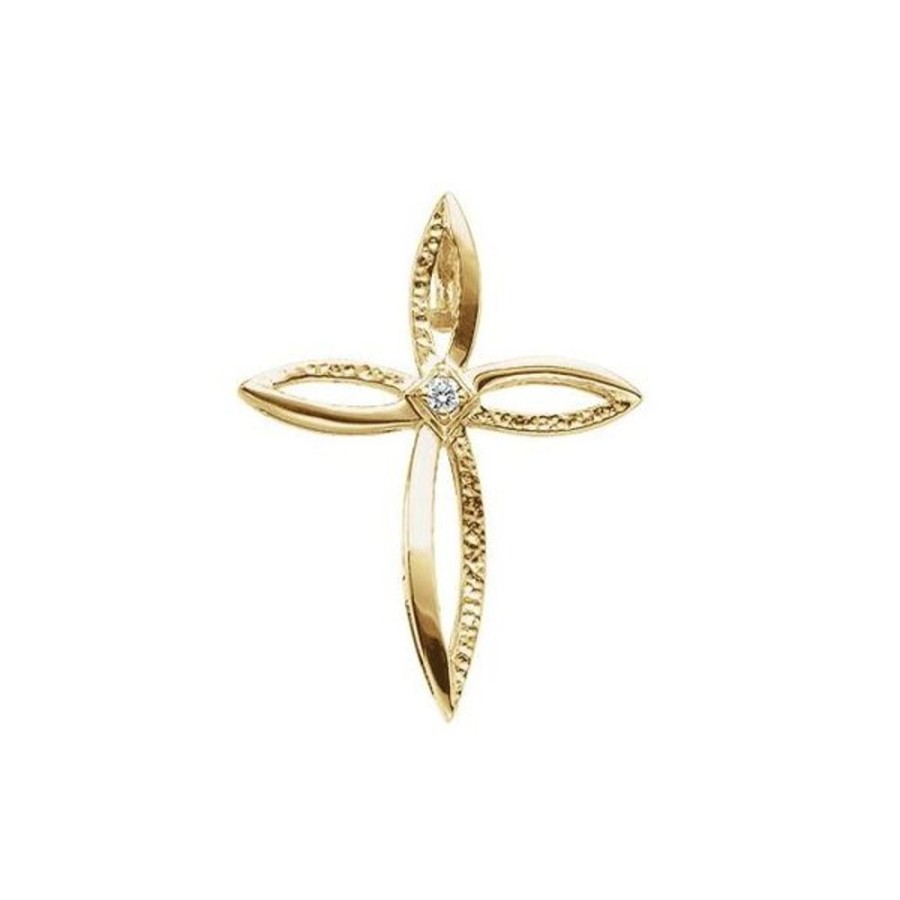 More Jewelry Stuller | Solitaire Cross Pendant