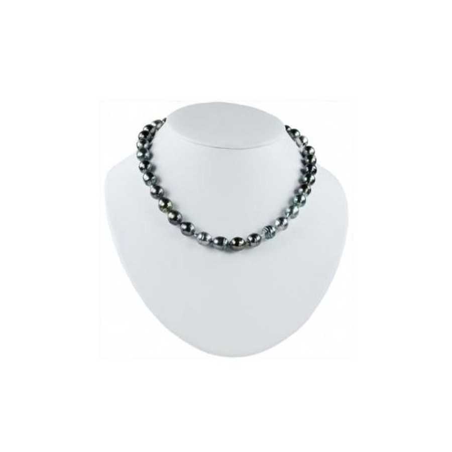 Pearl Jewelry Imperial Pearls | 14Kt White Gold Tahitian Pearl Necklace