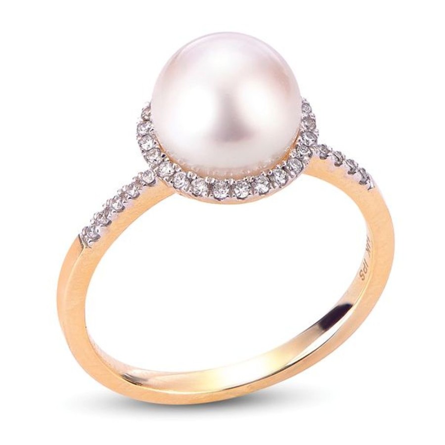 Pearl Jewelry Imperial Pearls | 14Kt Yellow Gold Akoya Pearl Ring