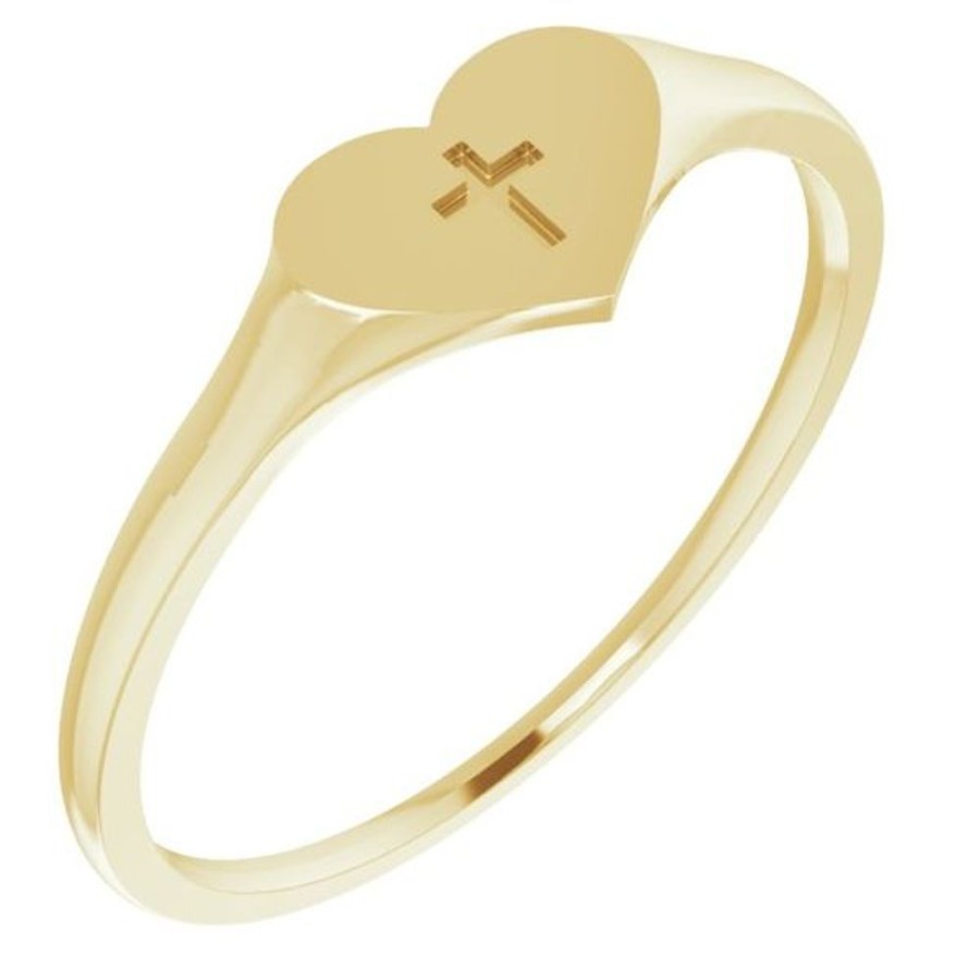 More Jewelry Stuller | Youth Heart & Cross Ring