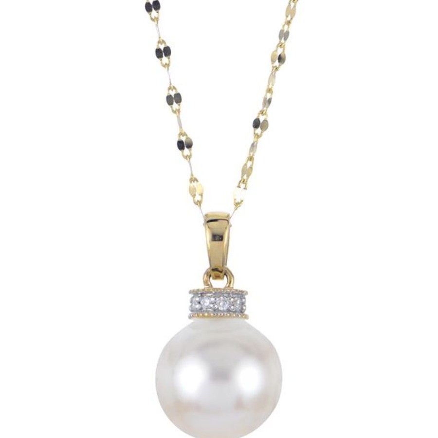 Pearl Jewelry Imperial Pearls | 14Kt Yellow Gold Freshwater Pearl Pendant