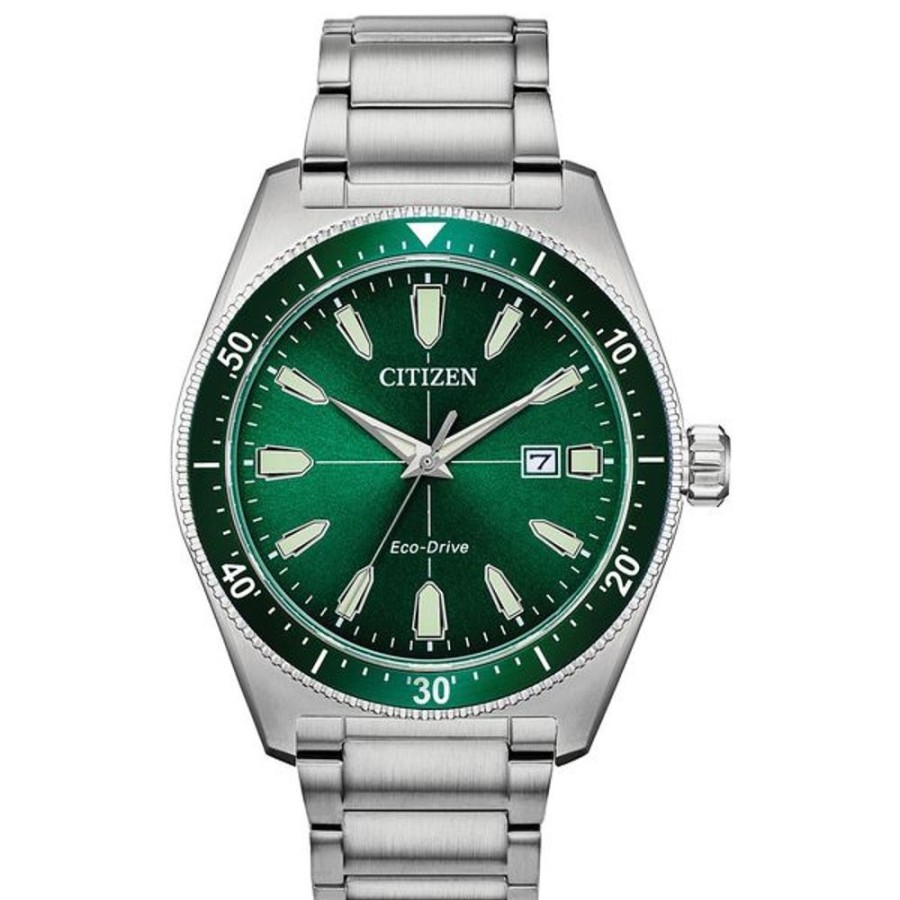 Watches Citizen | Citizen Eco-Drive Weekender Brycen Mens Stainless Steel