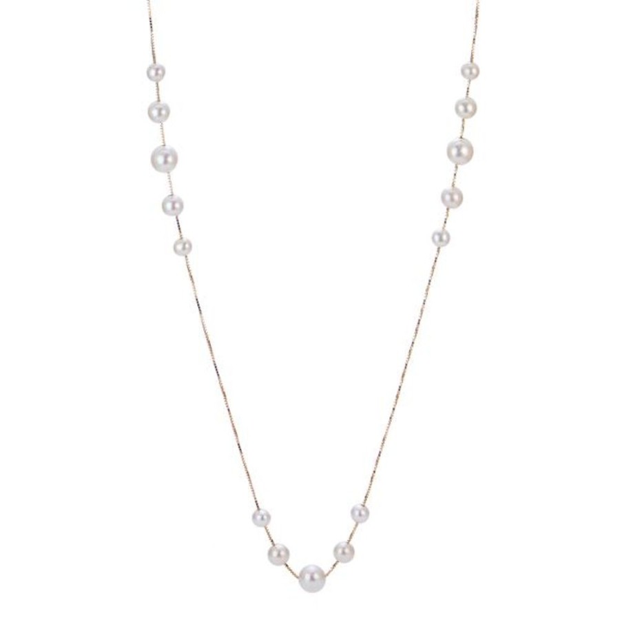 Pearl Jewelry Imperial Pearls | 14Kt Yellow Gold Freshwater Pearl Necklace