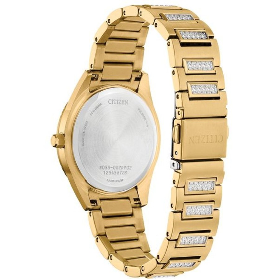 Watches Citizen | Citizen Eco-Drive Dress/Classic Eco Crystal Eco Ladies Stainless Steel