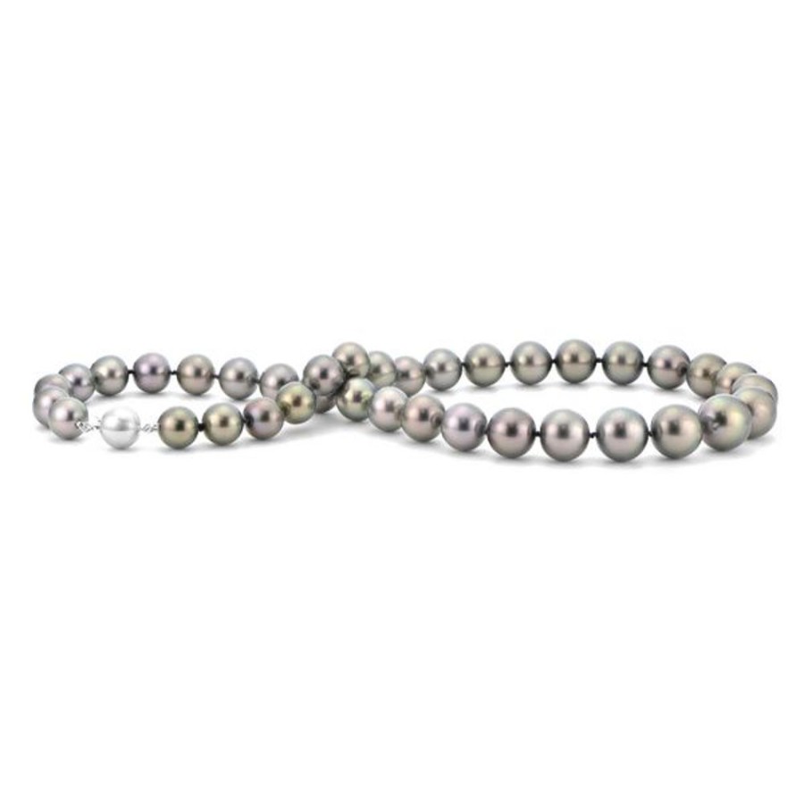 Pearl Jewelry Imperial Pearls | 14Kt White Gold Tahitian Pearl Necklace