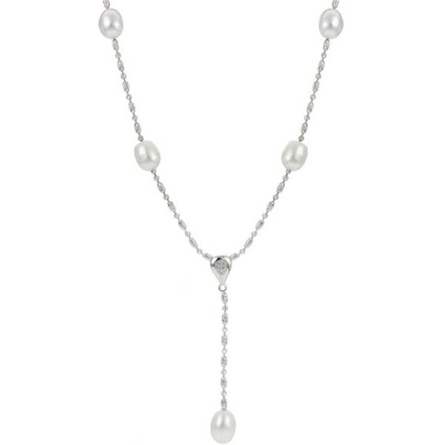 Pearl Jewelry Imperial Pearls | Sterling Silver Freshwater Pearl Necklace