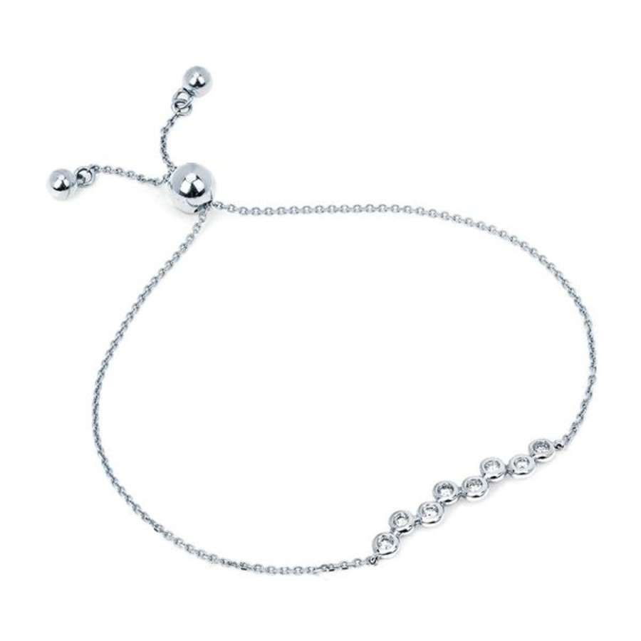 Diamond Jewelry Ostbye | 14K White Gold Diamond Bracelet