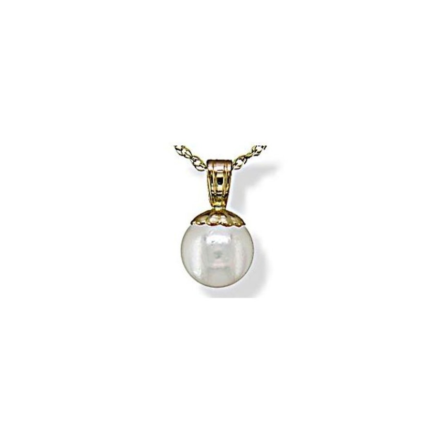 Pearl Jewelry Imperial Pearls | 14Kt Yellow Gold Akoya Pearl Pendant