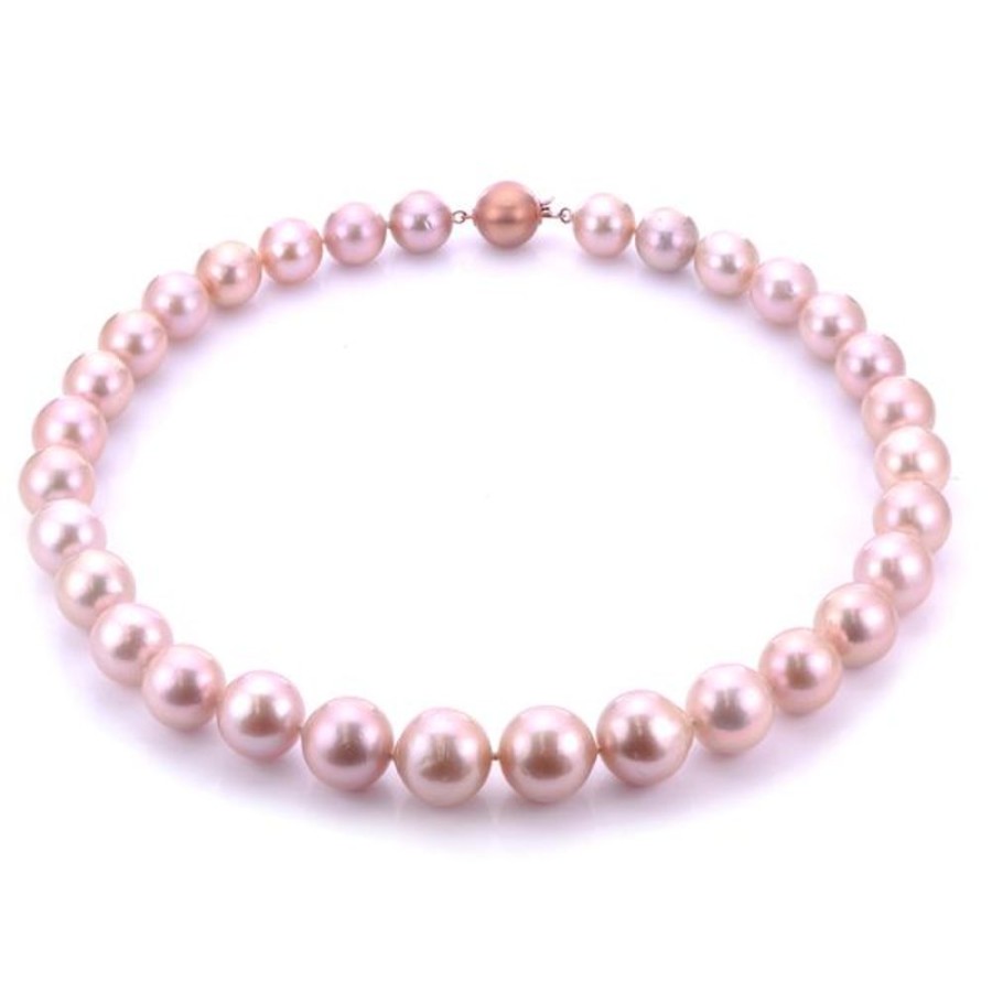 Pearl Jewelry Imperial Pearls | 14Kt Rose Gold Freshwater Pearl Necklace