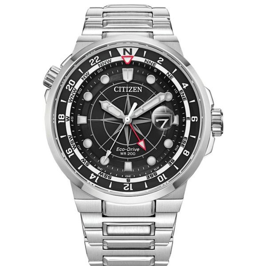 Watches Citizen | Citizen Eco-Drive Sport Luxury Endeavor Mens Stainless Steel