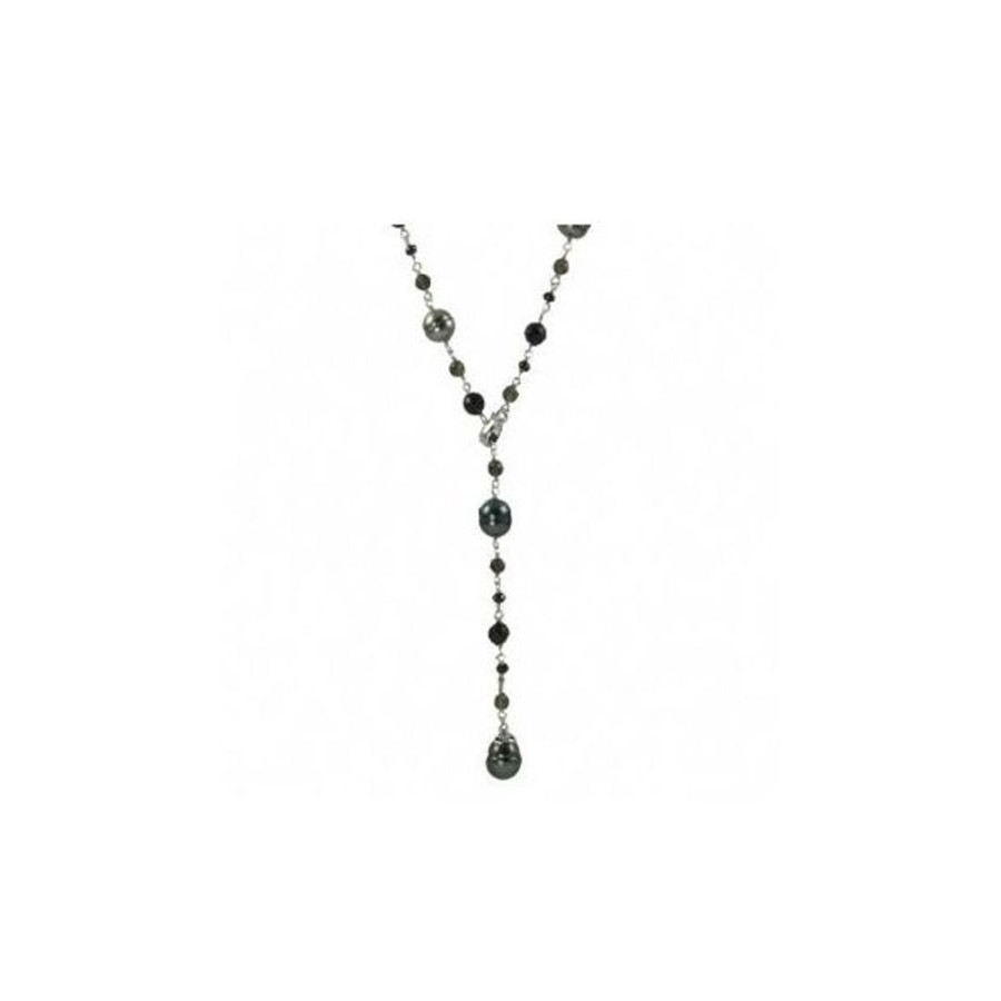 Pearl Jewelry Imperial Pearls | Sterling Silver Tahitian Pearl Necklace