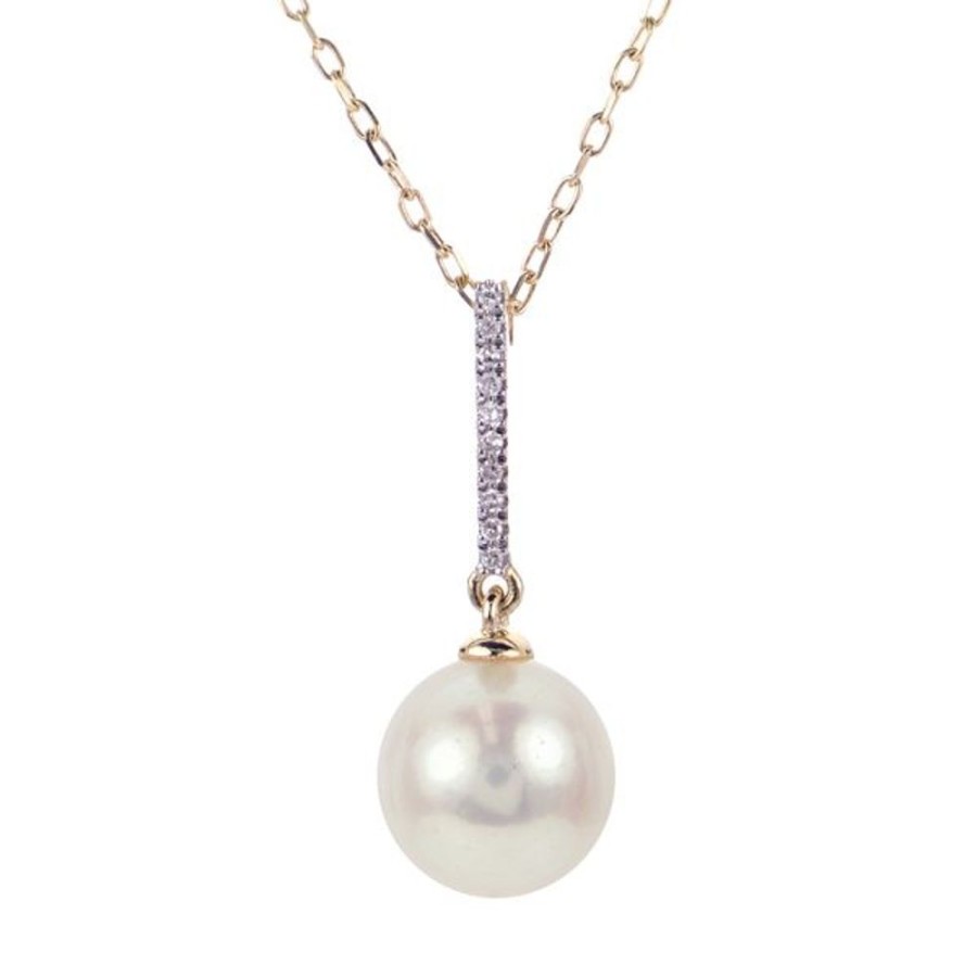 Pearl Jewelry Imperial Pearls | 14Kt Yellow Gold Freshwater Pearl Necklace