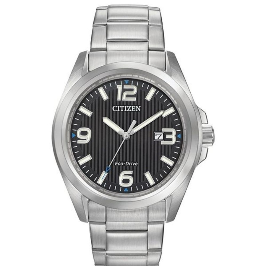 Watches Citizen | Citizen Eco-Drive Weekender Garrison Mens Stainless Steel