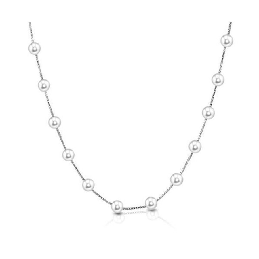 Pearl Jewelry Imperial Pearls | Sterling Silver Freshwater Pearl Necklace