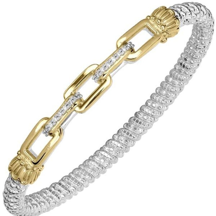 More Jewelry Vahan | Vahan - 14K Gold And Sterling Silver Diamond Bracelet