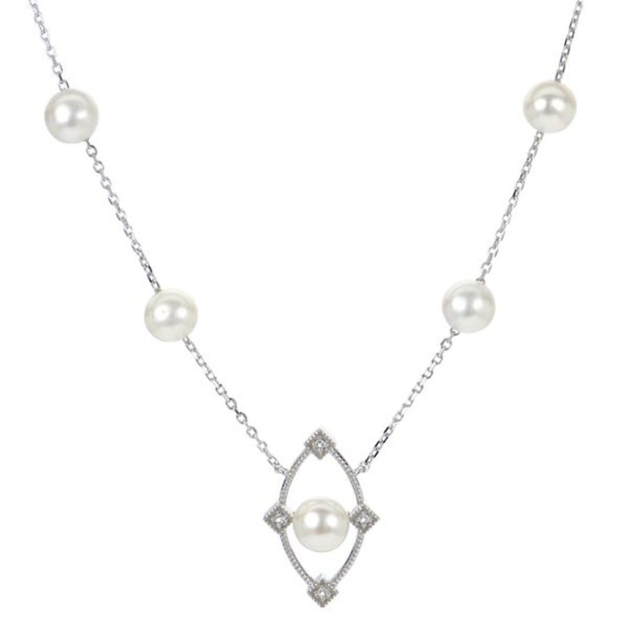 Pearl Jewelry Imperial Pearls | Sterling Silver Freshwater Pearl Necklace