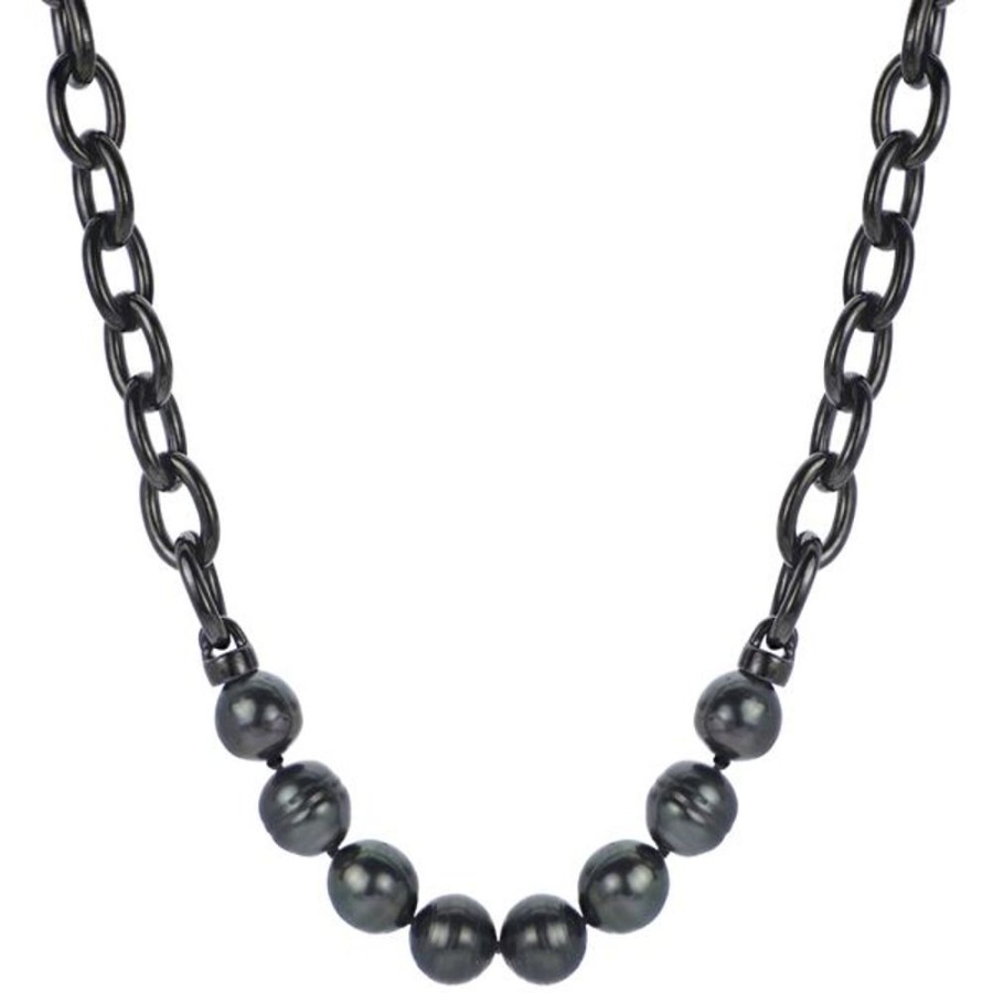 Pearl Jewelry Imperial Pearls | Sterling Silver Tahitian Pearl Necklace