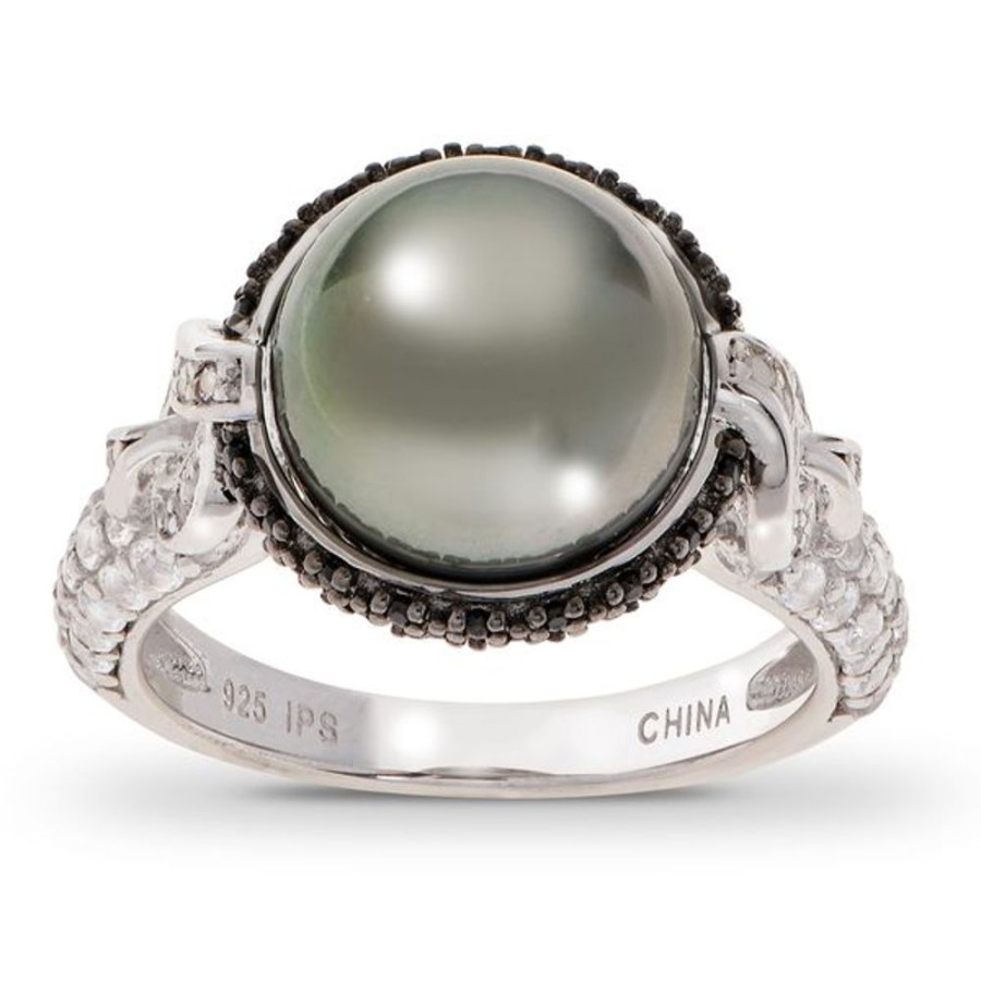 Pearl Jewelry Imperial Pearls | Sterling Silver Tahitian Pearl Ring