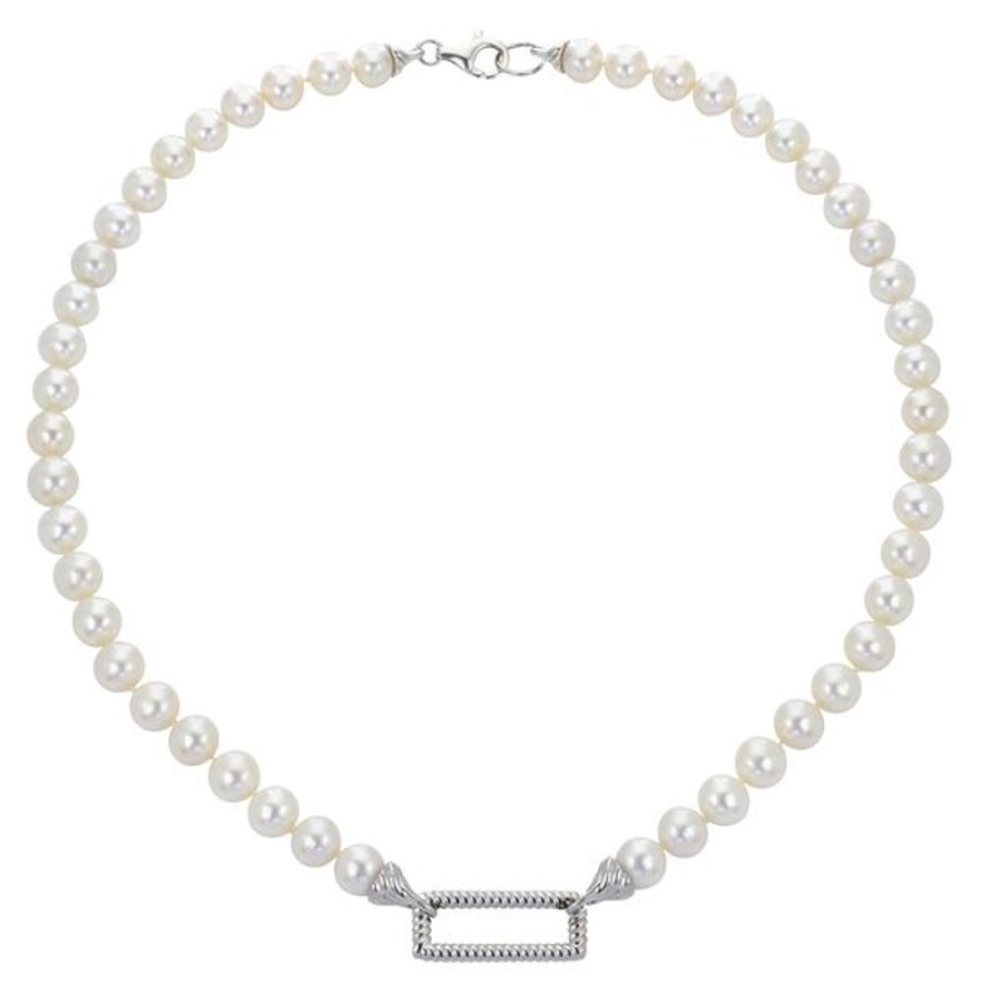 Pearl Jewelry Imperial Pearls | Sterling Silver Freshwater Pearl Necklace