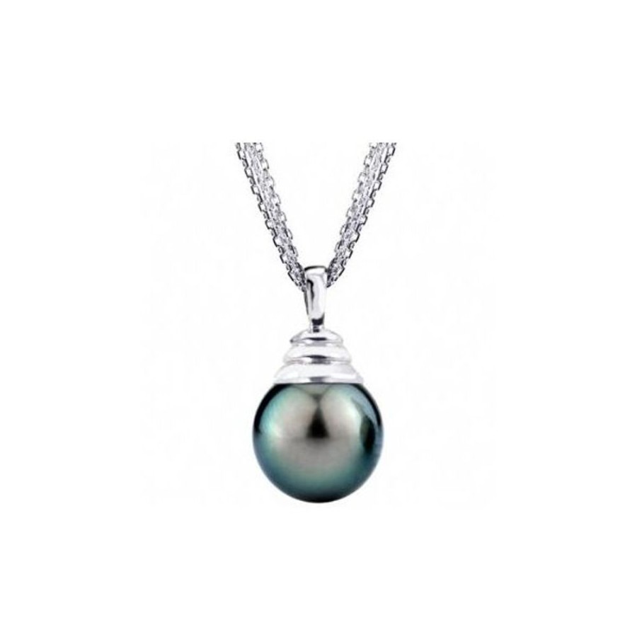 Pearl Jewelry Imperial Pearls | Sterling Silver Tahitian Pearl Pendant