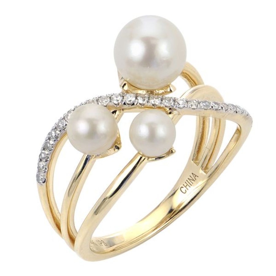 Pearl Jewelry Imperial Pearls | 14Kt Yellow Gold Freshwater Pearl Ring