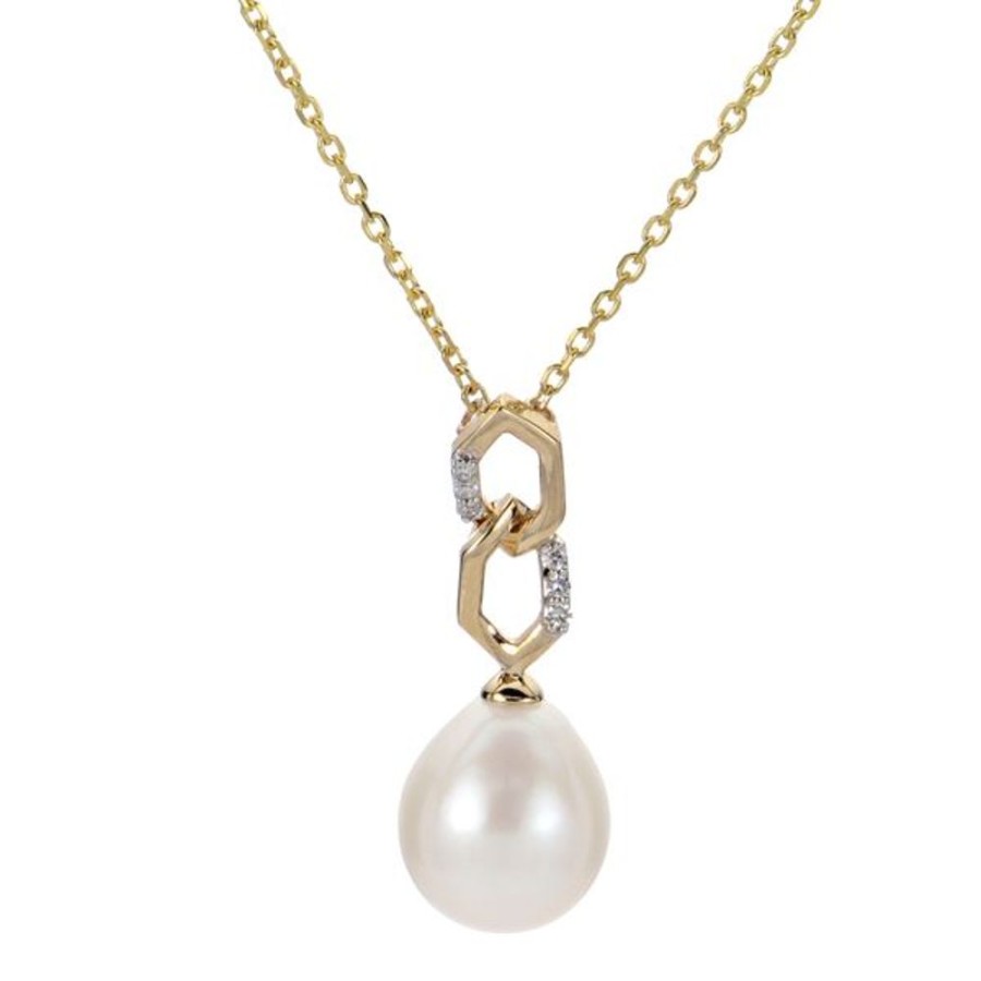 Pearl Jewelry Imperial Pearls | 14Kt Yellow Gold Freshwater Pearl Necklace