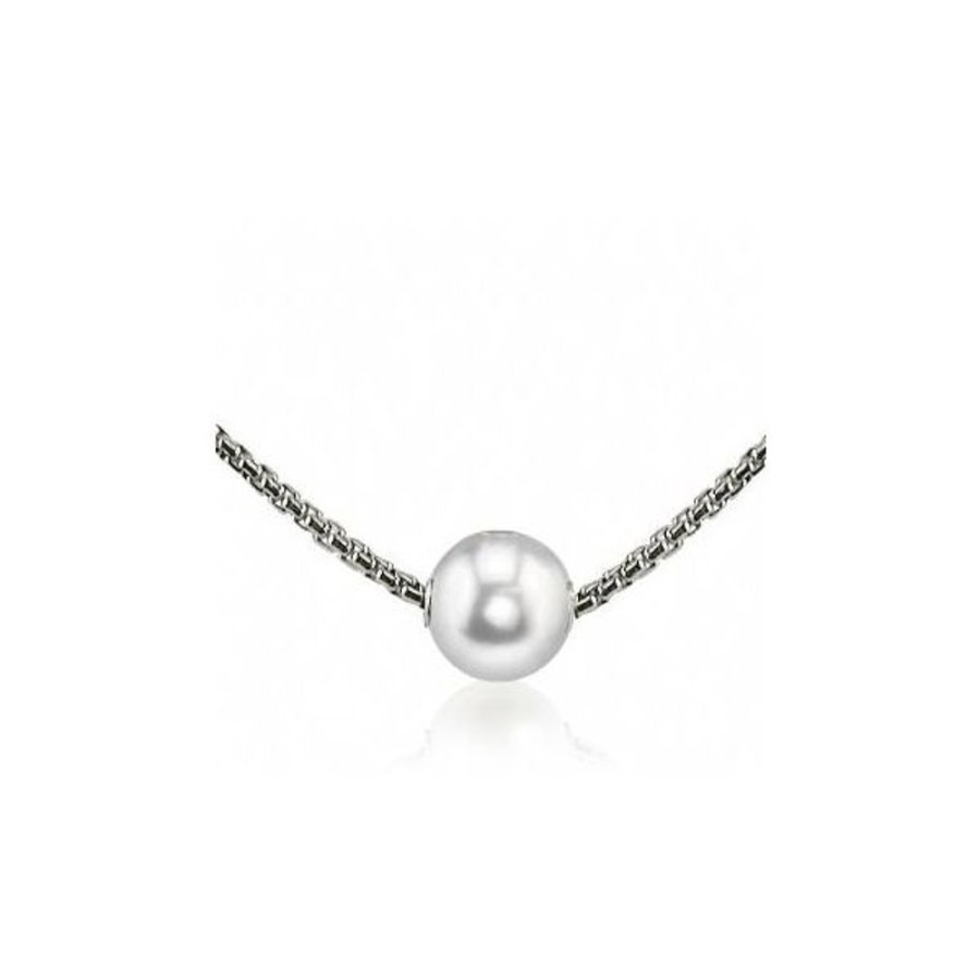 Pearl Jewelry Imperial Pearls | Sterling Silver Freshwater Pearl Solitaire Necklace