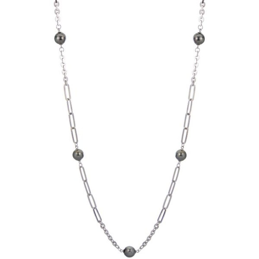 Pearl Jewelry Imperial Pearls | Sterling Silver Tahitian Pearl Necklace