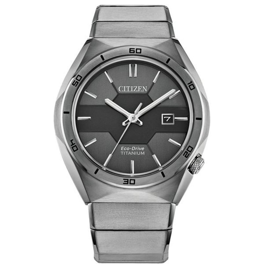 Watches Citizen | Citizen Eco-Drive Sport Luxury Armor Mens Super Titanium