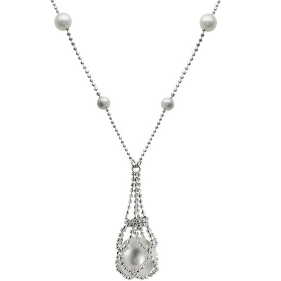 Pearl Jewelry Imperial Pearls | Sterling Silver Freshwater Pearl Necklace