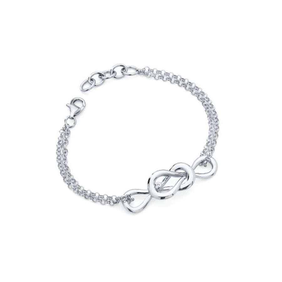 Diamond Jewelry Diva Diamonds | Sterling Silver Diamond Bracelet