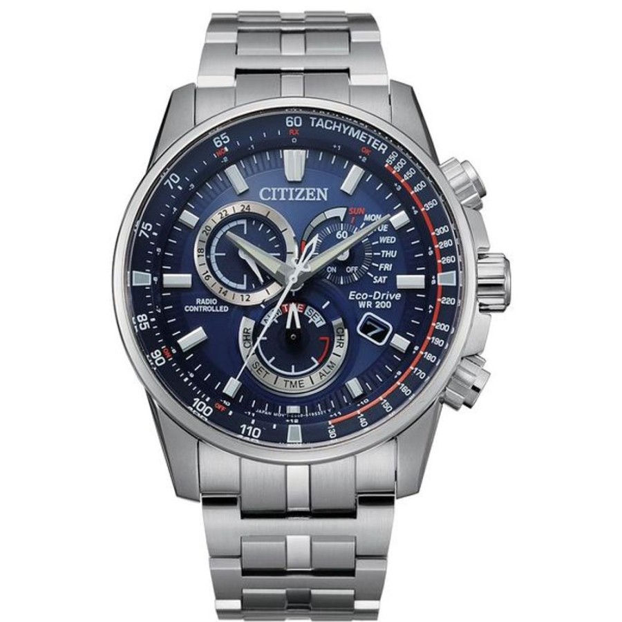 Watches Citizen | Citizen Eco-Drive Sport Luxury Pcat Mens Stainless Steel