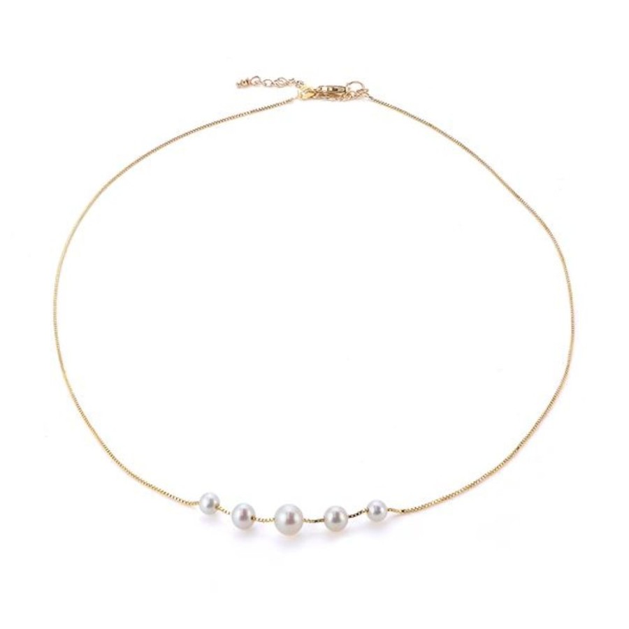 Pearl Jewelry Imperial Pearls | 14Kt Yellow Gold Freshwater Pearl Necklace