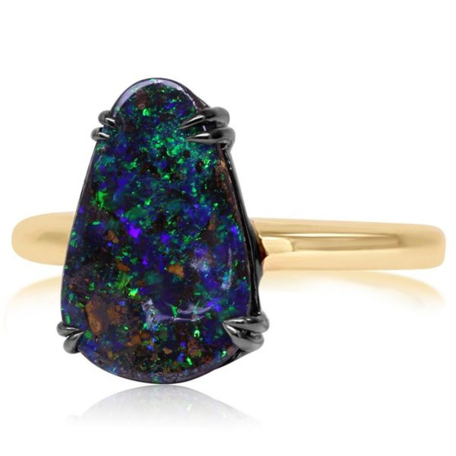 Colored Stone Jewelry Parle | Mixed Boulder Opal Ring