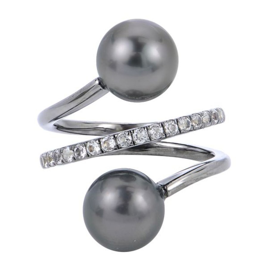 Pearl Jewelry Imperial Pearls | Sterling Silver Tahitian Pearl Ring